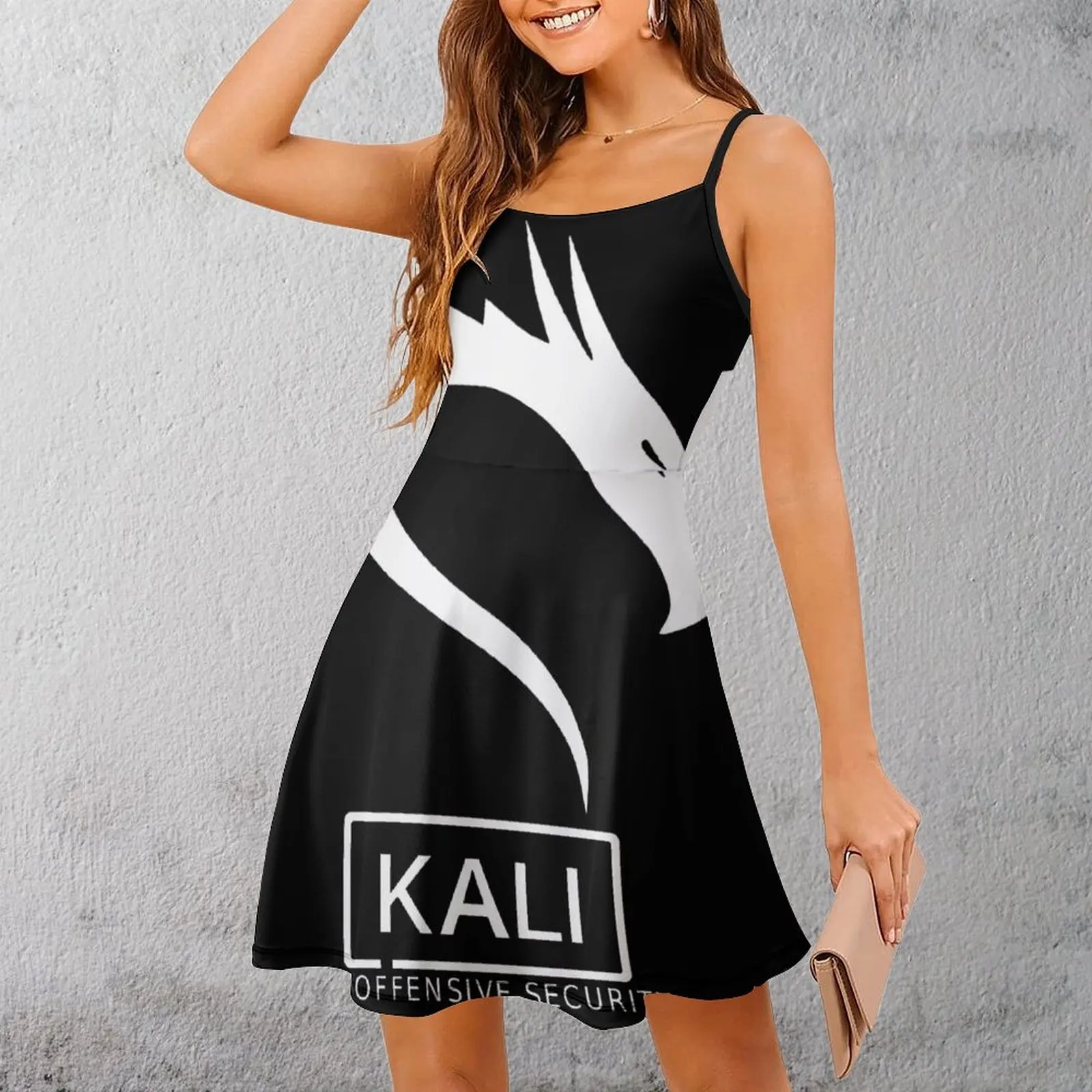 Экзотическое женское платье на бретельках Kali Linux Essential для продажи графические