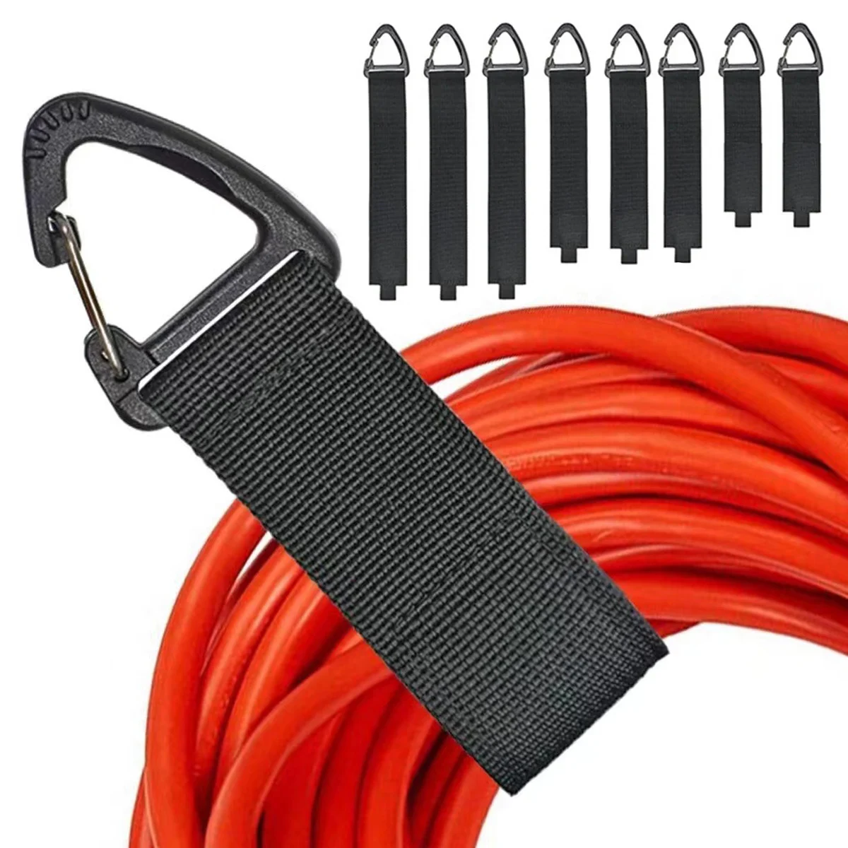 

Удлинительный шнур, держатель для гаражной организации и хранения, сверхпрочные ремни для хранения кабелей, шлангов и канатов