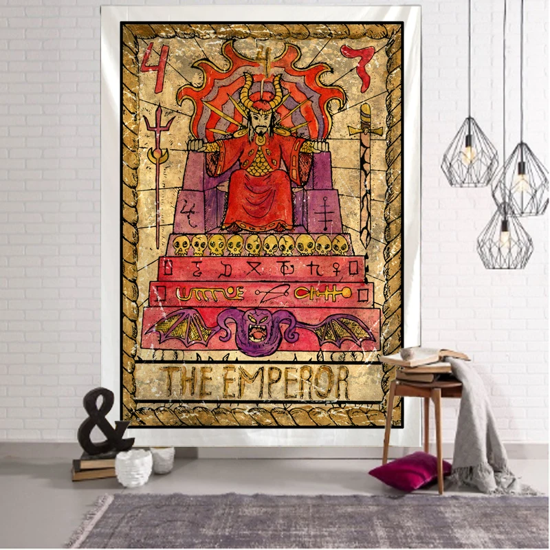 

Настенный декоративный гобелен с рисунком Таро