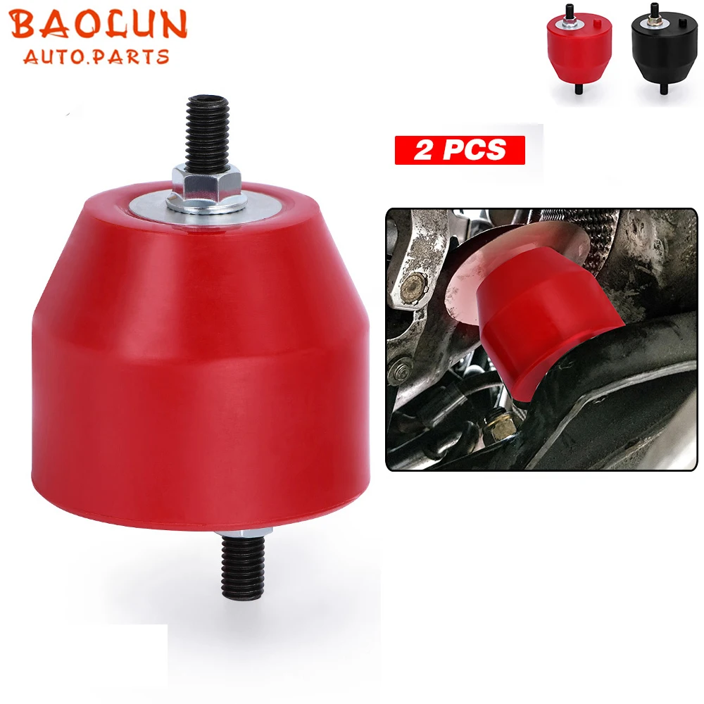BAOLUN  Engine Front L&R Mount Mounting Insulator For BMW E36 E46 Compact Z3 Z4 Inline 6CYL 85A Polyurethane  11811140985
