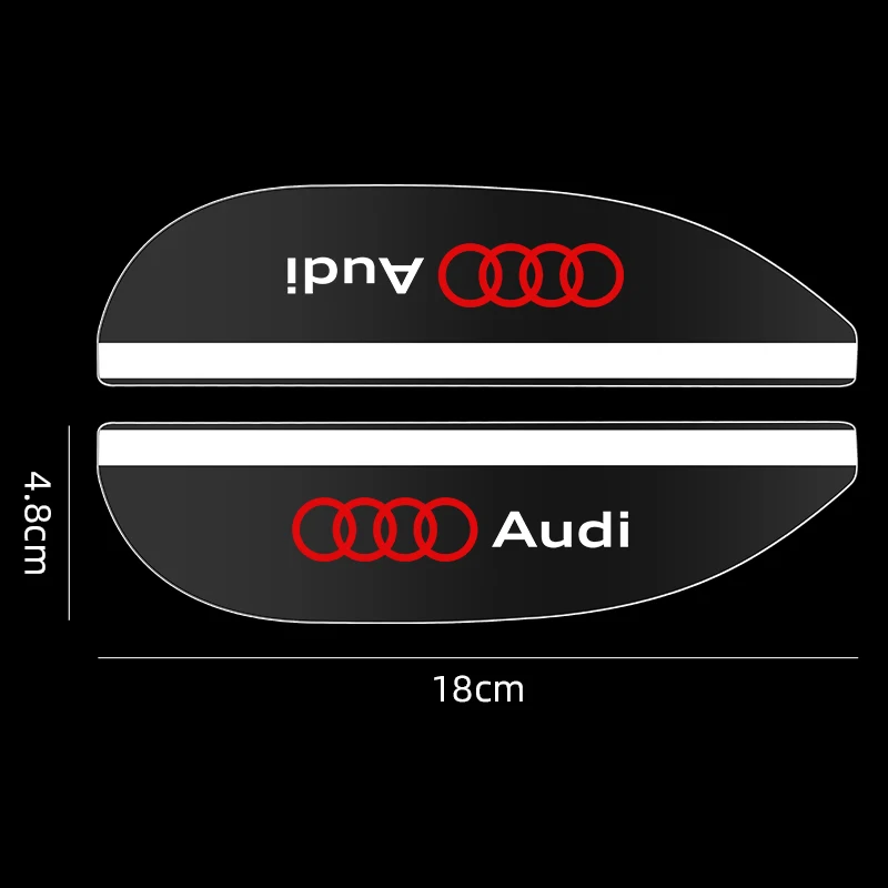 2 шт. боковое зеркало заднего вида для автомобиля козырек от дождя защита