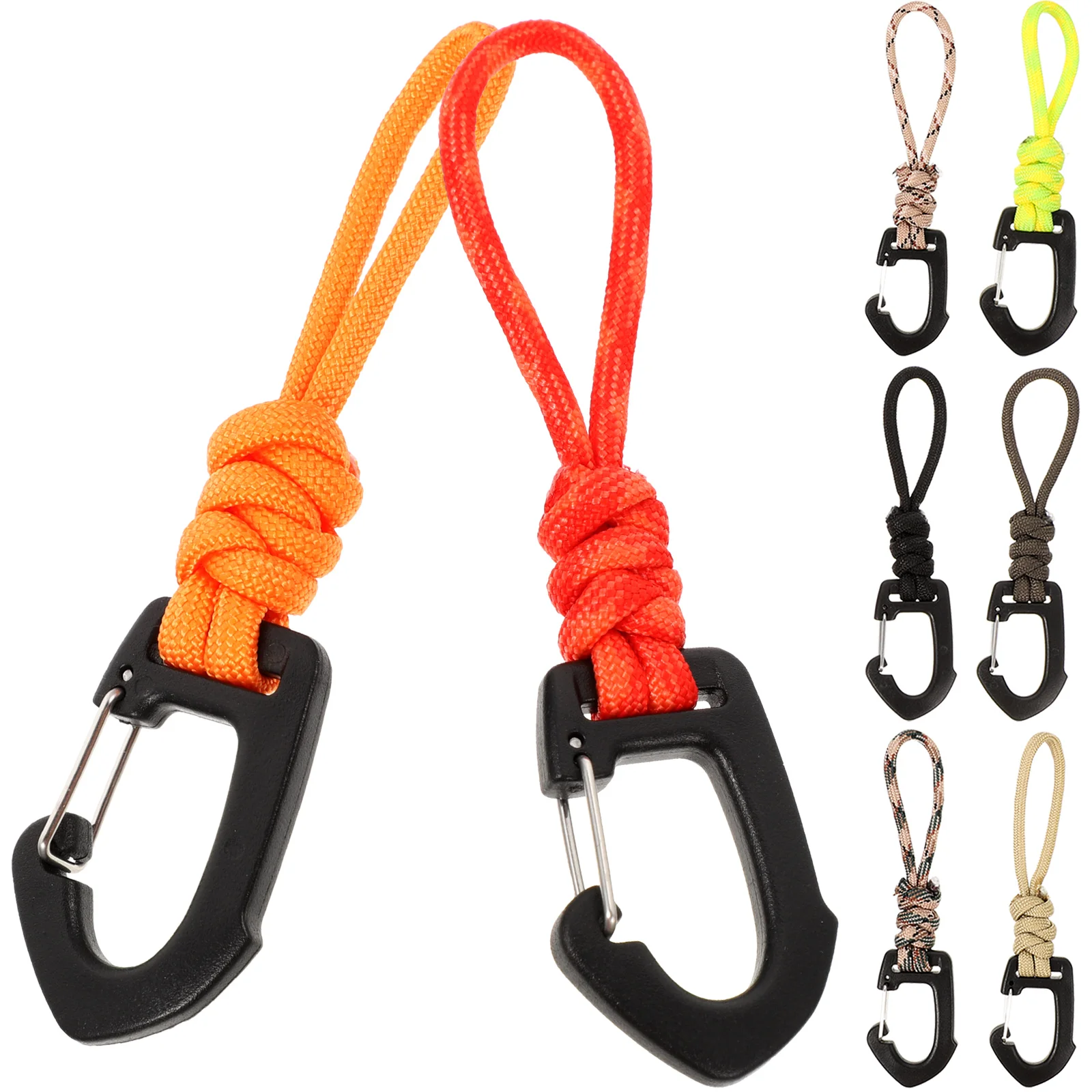 

Hook Camping Strap Convenient Lanyard Holder Multifunctional Keychain Tool Lanyards Outdoor Hand Woven