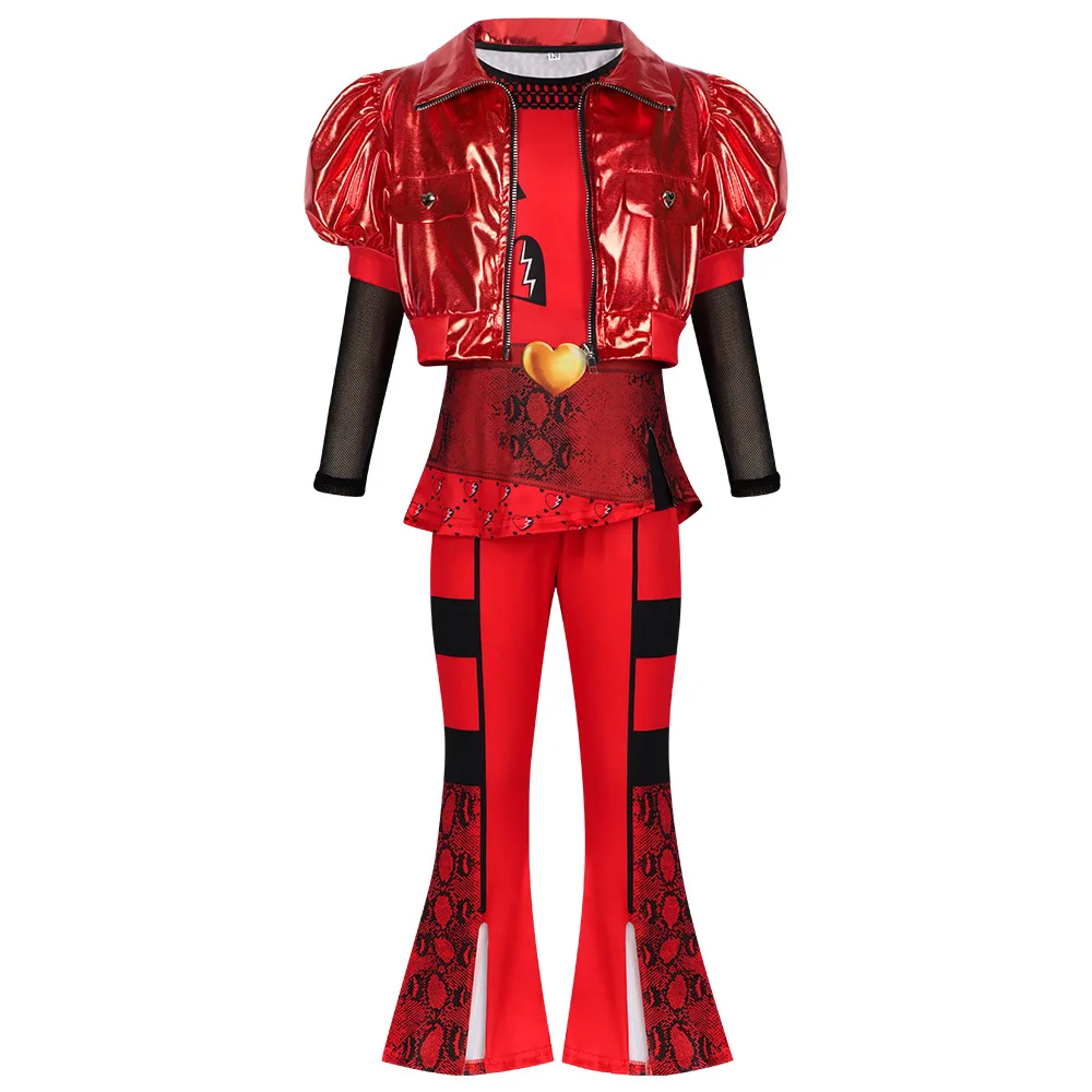 Фильм Красная Королева косплей Хэллоуин Косплей Сердец дочь униформа Комплект The