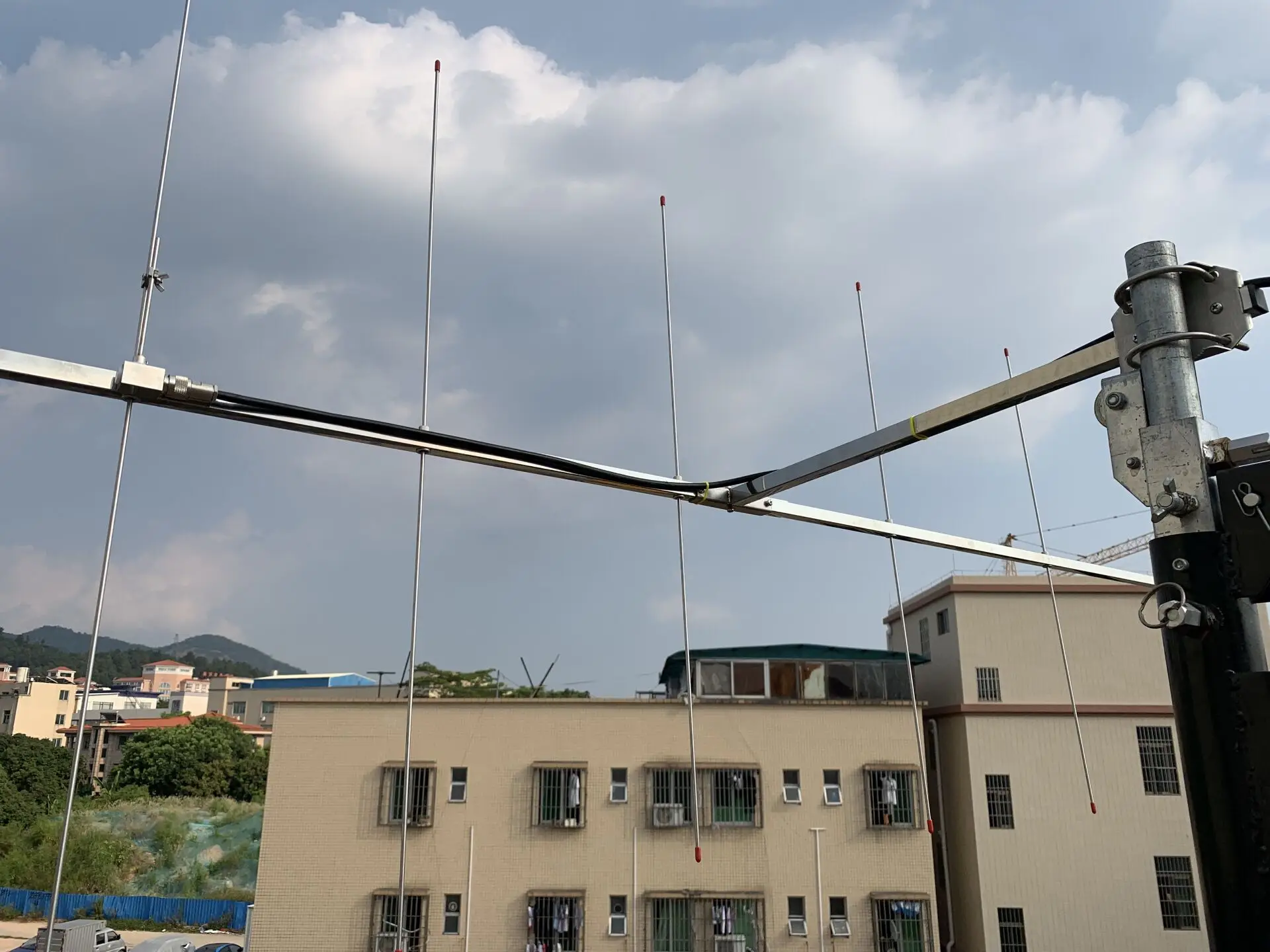 VHF 144M stainless steel yagi antenna 146MHz 145M HAM amateur radio ham repeater base station aerial 7 element 144-146MHz