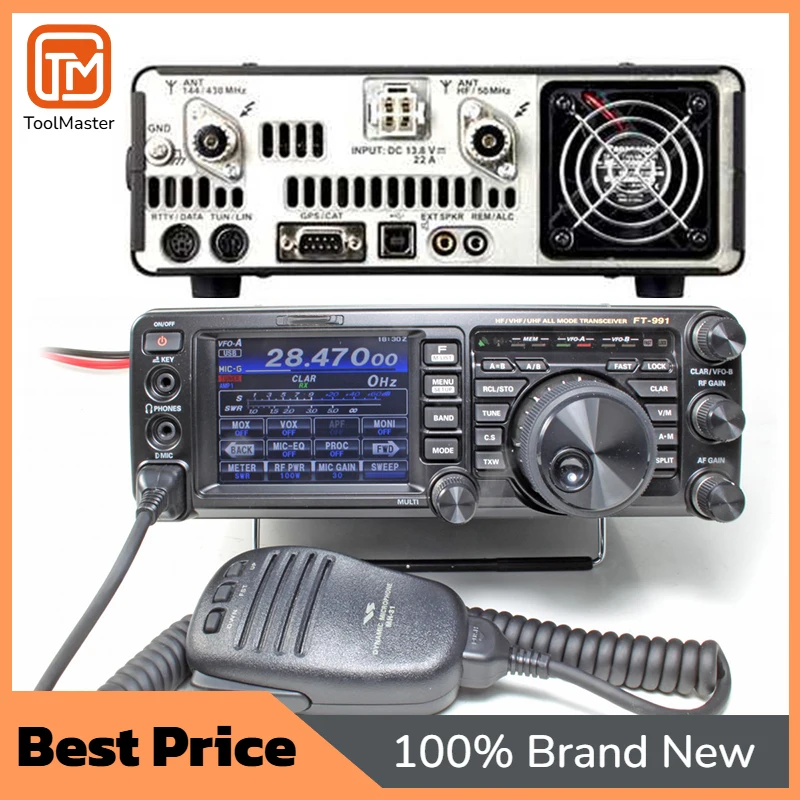 Фото [Горячая распродажа] Yaesu FT-991A 991 100 Вт, всережимная автомобильная рация для любительской радиосвязи (MF/HF/CB/VHF/UHF) с сенсорным TFT-экраном №1