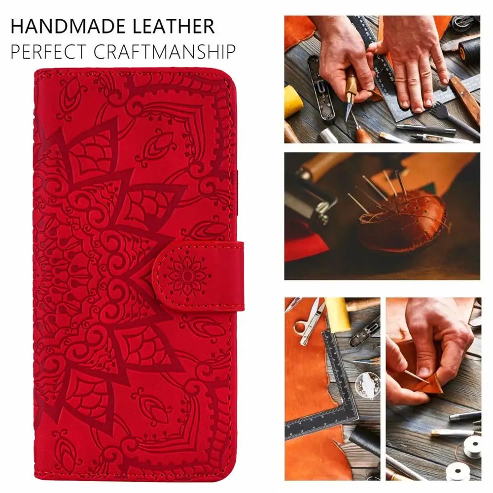 Leather Flip Case For Samsung Galaxy S22 S23 Ultra S8 S9 S10 S20+ S21 FE Note 10 Plus Holder Wallet Stand Bags Phone Cover Coque