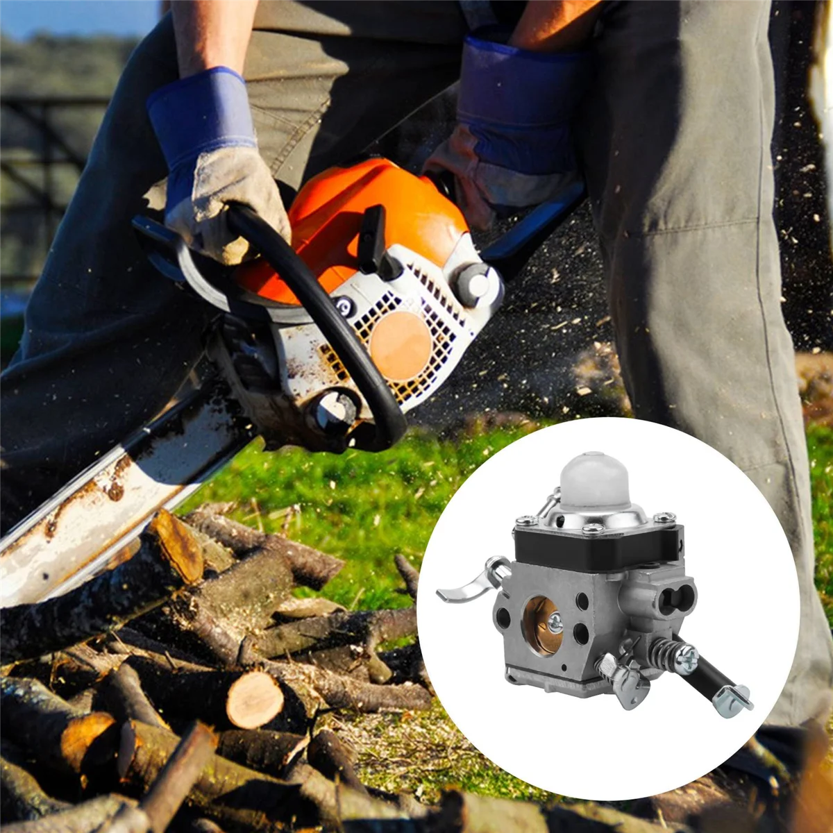 Карбюраторная цепная пила детали для электроинструментов карбюратора Wacker BS50-2