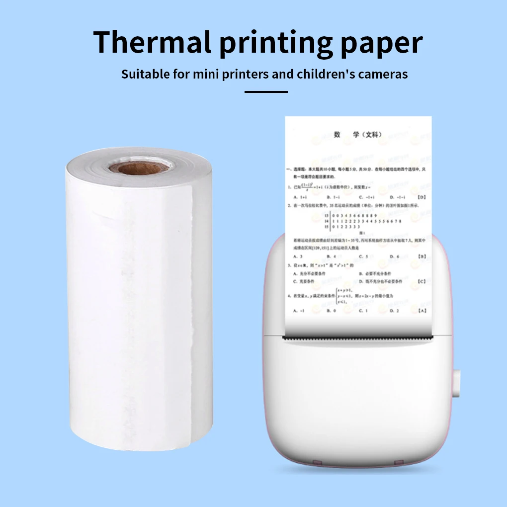 

10 Rolls Receipt Thermal Paper 57x30 mm Printing Label Roll for Mobile POS Photo Printer Cash Register Paper Office Stationery