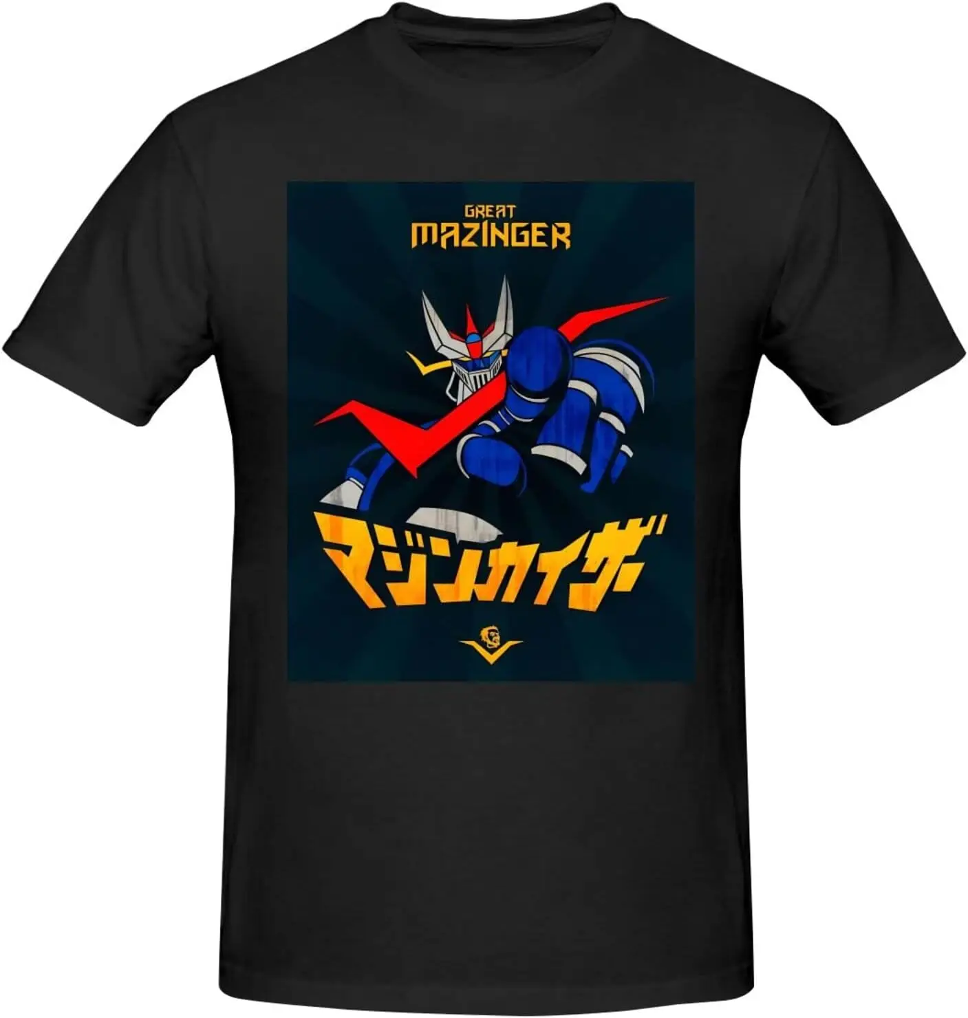 Рубашка Mazinger Z мужская персонализированная футболка с круглым вырезом и коротким