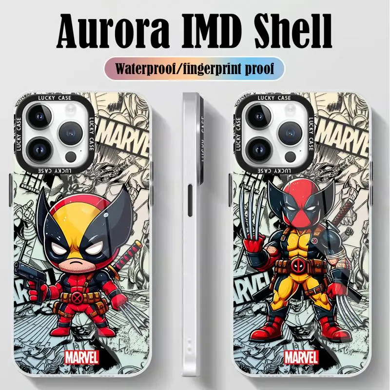 Чехол для телефона Logan Wolverine iPhone 15 14 13 Pro Max 12 11 XR XS X 8 7 Plus голографический