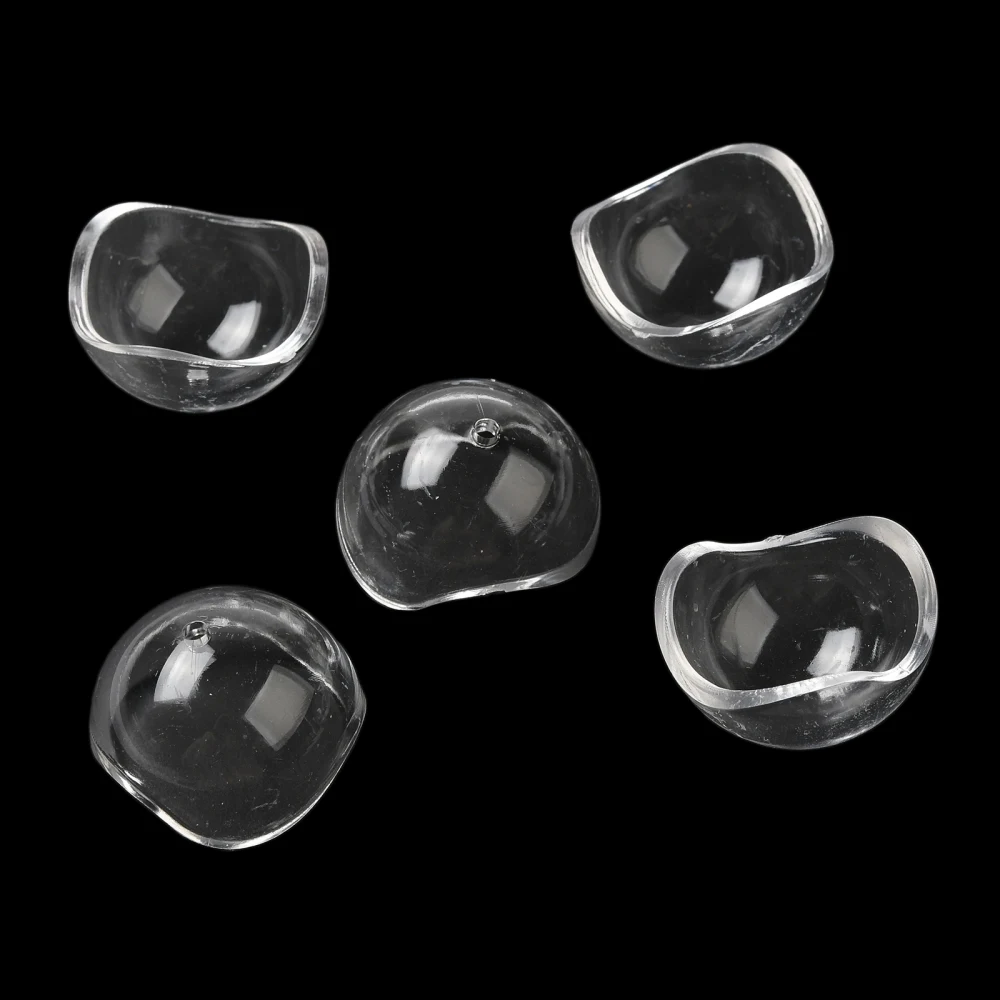 Прозрачные Акриловые бусины 20 шт. конусные полукруглые Концевики для