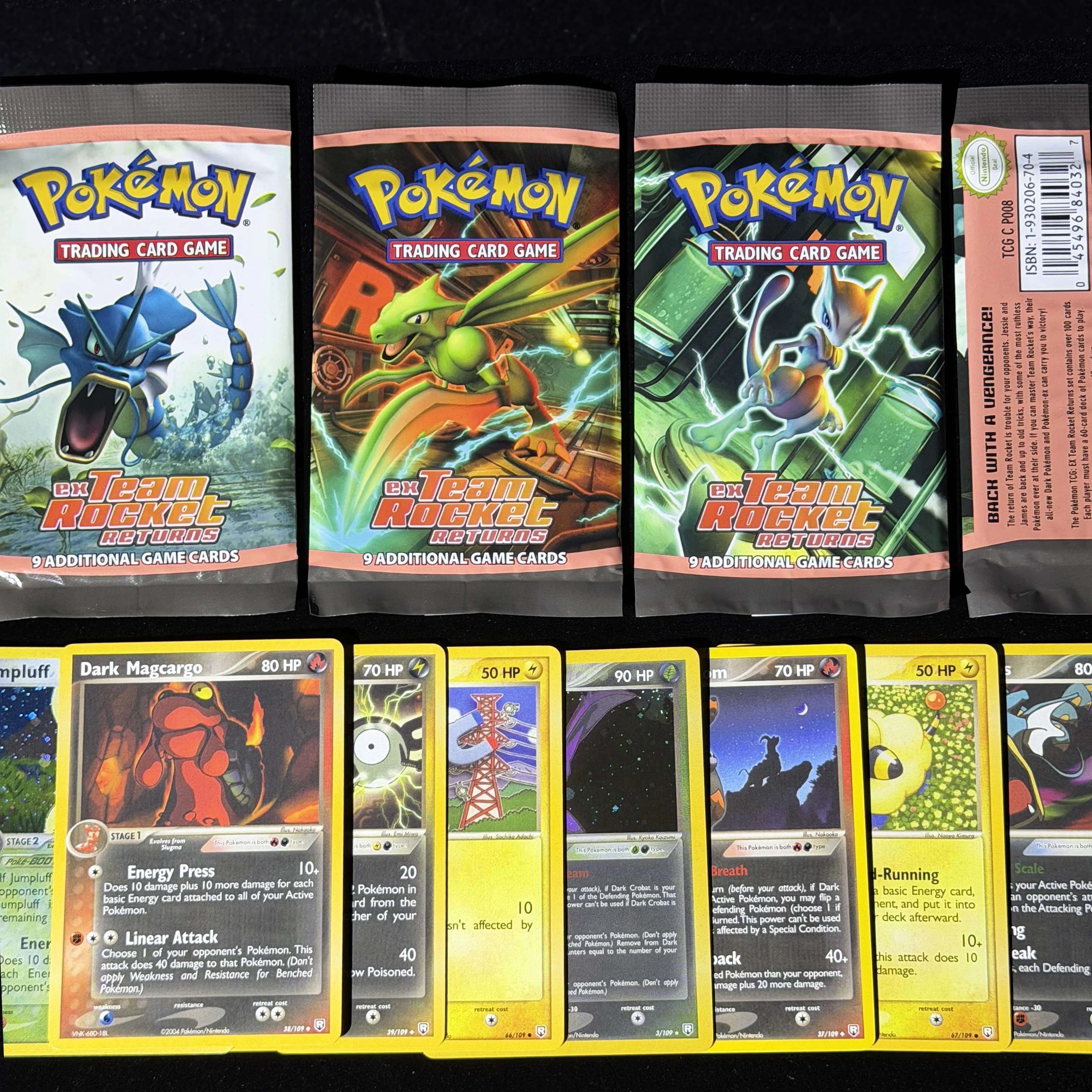 Фото PTCG EX Team Rocket Returns 2004 Booster Pack Vintage, 9 шт./упак., TCG, набор с изображением Мьюту, классические прокси-карты №3