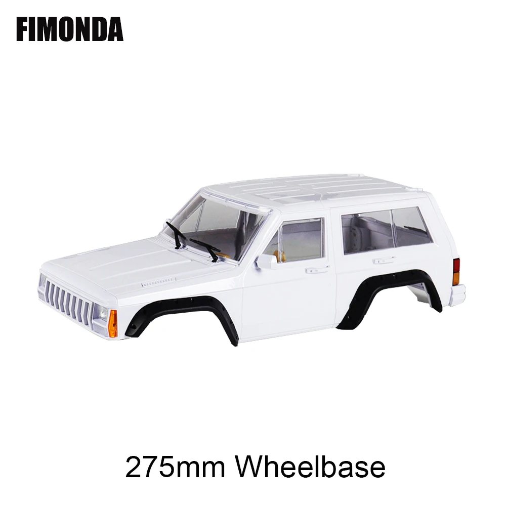 

Комплект из жесткого пластикового корпуса 1:10, колесная база 275 мм, JEEP Cherokee XJ, неокрашенный, «сделай сам» для 1/10 RC Crawler Car RC4WD D90 D110 TF2 MST