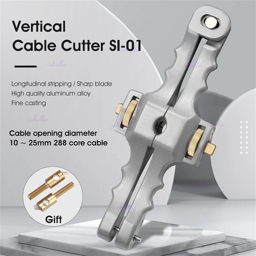 

3pcs/lot FTTH Tool Kit Fiber Tool Set SI-01 Stripper/ Transverse Opening Knife/ Loose Tube Cable Jacket Slitter free shipping