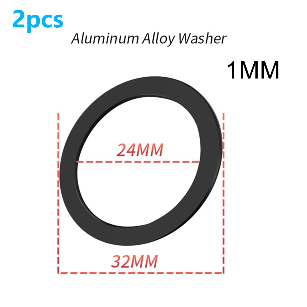 

2pcs Bike Bottom Bracket Axle Washer Spacer Adapter Aluminum Alloy For-Shimano GXP 24mm Bicycle Washer Spacer Accessories