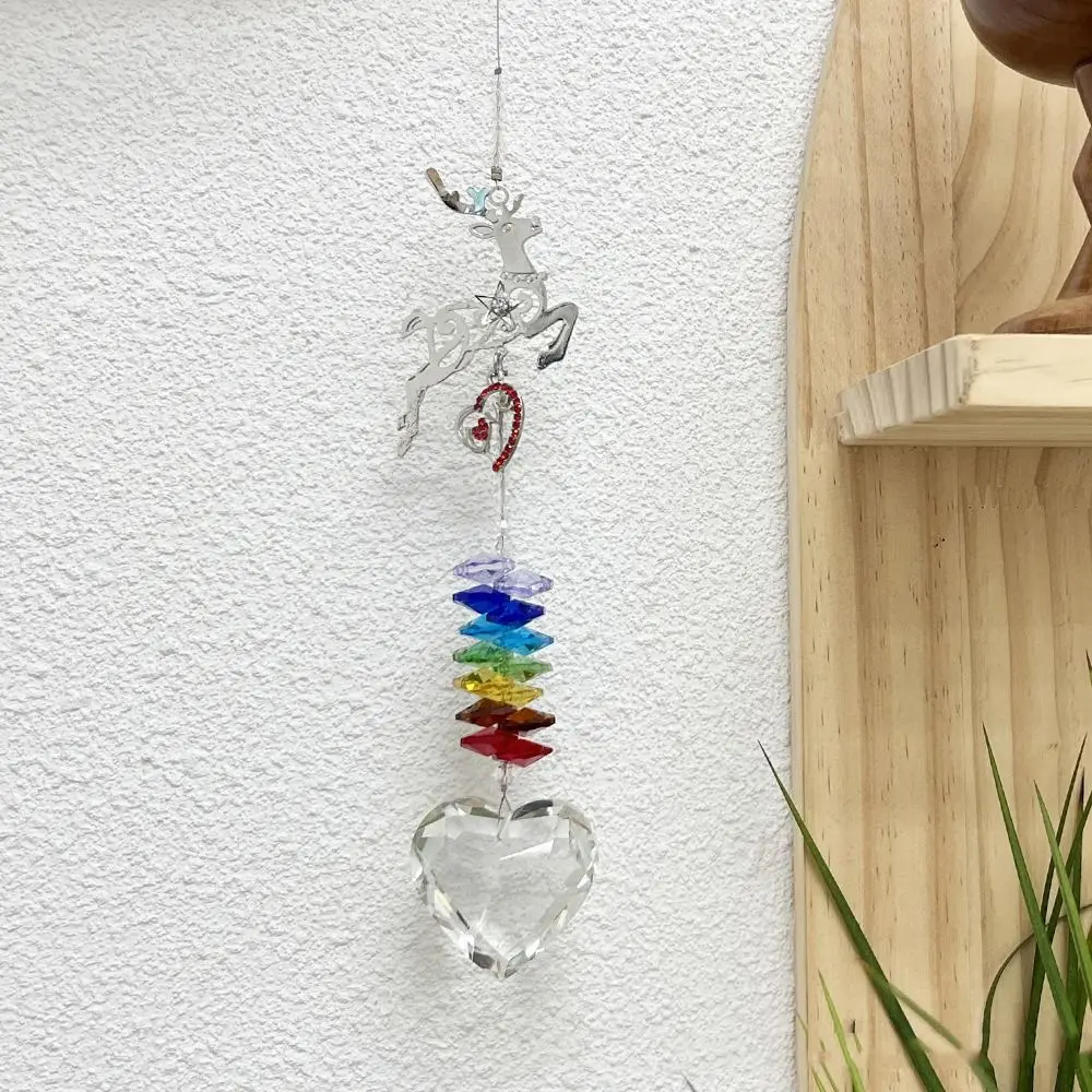 Гриб/дерево Рождественский лось колокольчики садовые хрустальные подвеска на