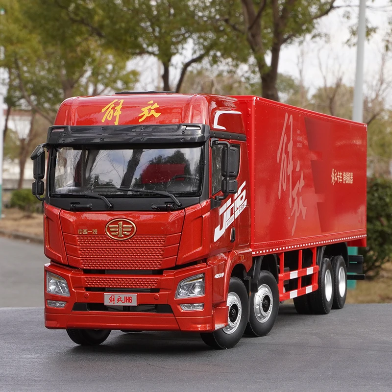 

Diecast 1:24 Scale FAW Jiefang Cargo Truck Model JH6 Van Transport Alloy Model Collection Souvenir Ornaments Display