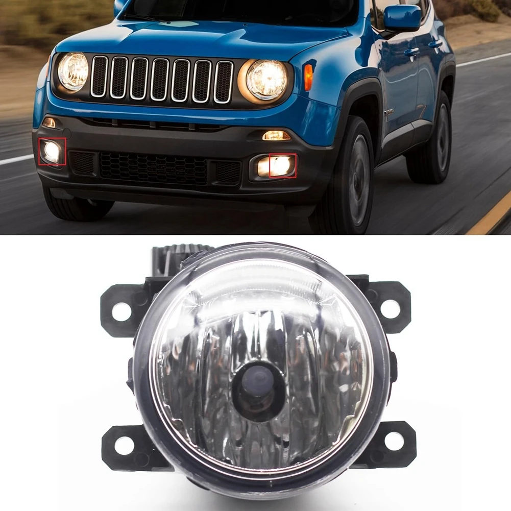 Фото Противотуманная фара для Jeep Renegade 2015-2020 (левая или правая сторона) 68256470AA CH2592152 с лампами №4