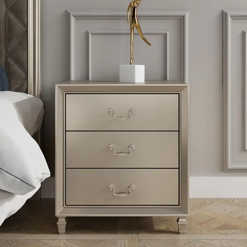 Роскошные тумбочки из массива дерева винтажная эстетичная дизайнерская