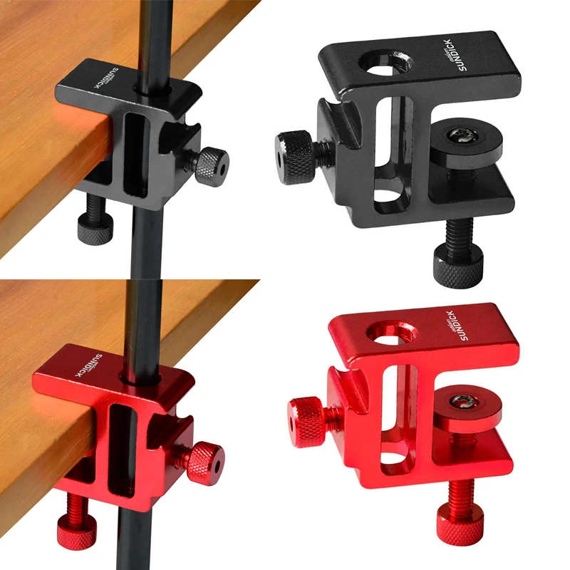 

1/2 Pcs Lantern Stand Clip Light Pole Table Fixing Aluminum Alloy Clamp Outdoor Hanging Lamp Holder Clip Folding Lamp Holder