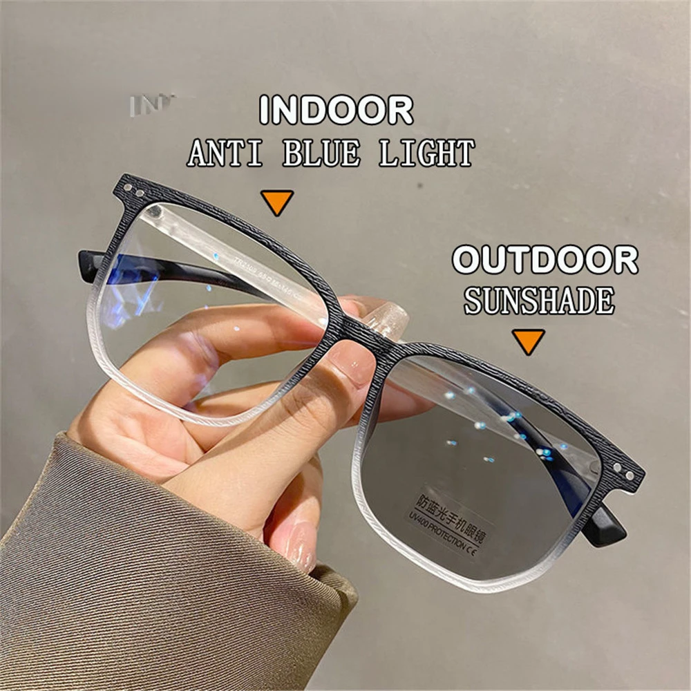 

Novel Myopia Glasses Women's Outdoor Sunglasses Photosensitive Color Changing Reading Glasses