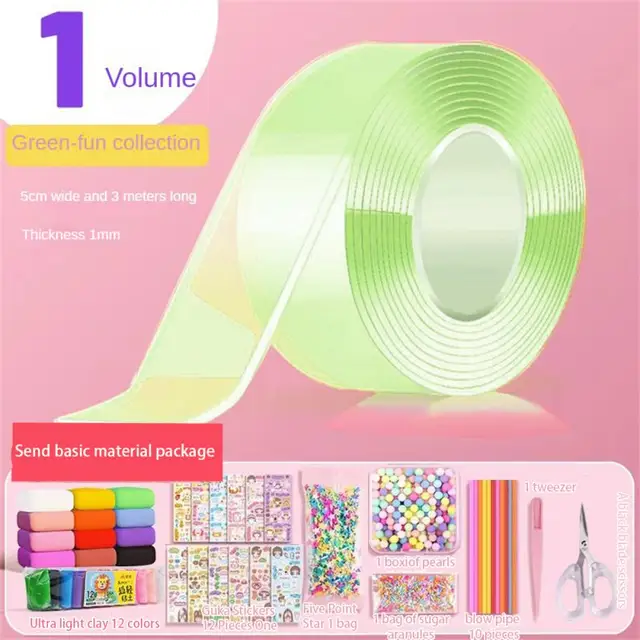 Нано скотч набор для творчества. Nano tape клейкая лента. Nano magic tape. Двухсторонний многоразовый нано-скотч. Нано скотч набор для творчества.
