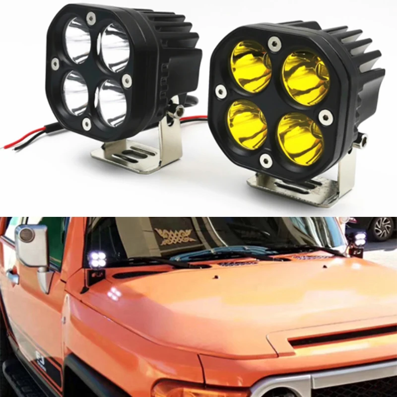 

Подходит для Toyota Fj Cruiser 2007-2014 Монтажный кронштейн рабосветильник автомобильная часть 1 пара стальных углов Высокое качество внешний вид аксессуары