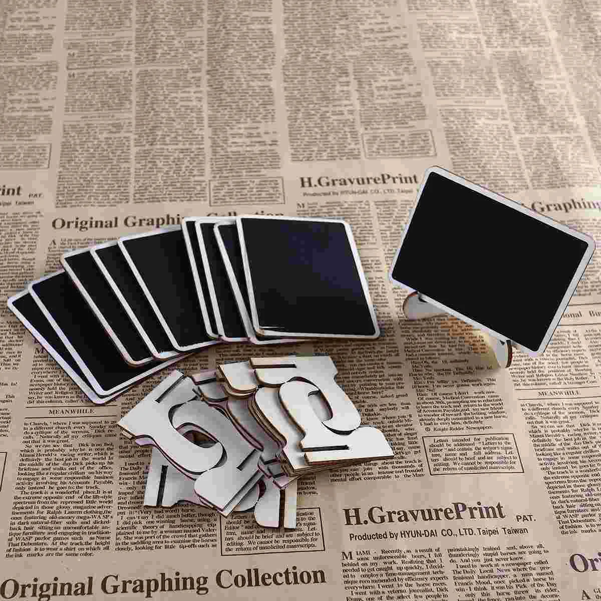 

Доска маленькая, доска, настольное украшение, стираемая деревянная доска для сообщений, миниатюрная вывеска