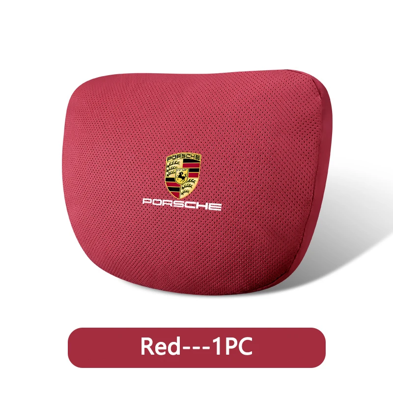 1 шт. подголовник автомобильного сиденья авто эмблемы подушка для шеи Porsche 911