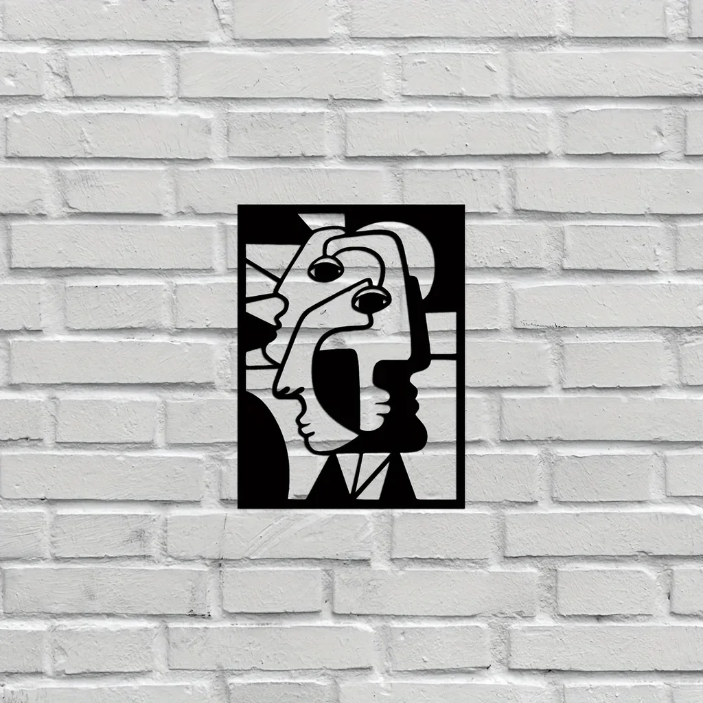 1 шт. Металлический Настенный декор Beastie Pie декоративная наклейка для спальни