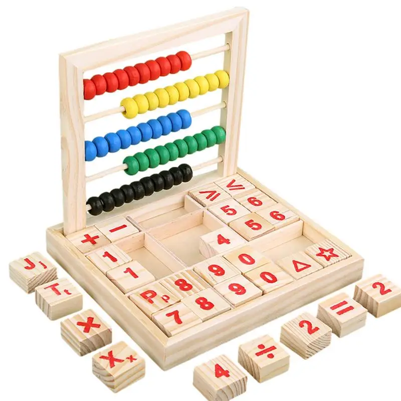 

Wooden Frame Abacus Toy Early Math Skill Counting Frame Toy Early Learning Counting Educational Toy Number Activities Christmas