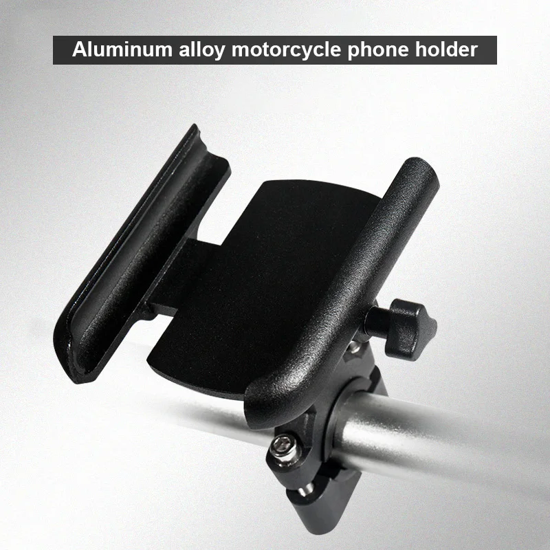 Vmonv Upgrade Universal Metal Chargable Motorcycle Rearview Mirror Cell Phone Holder Stand Support Handle Bike Moto Mount Holder