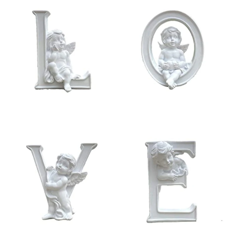 

4Pcs LOVE Love Angel Decoration Valentine's Day Gift Couple Gift Wedding Decoration