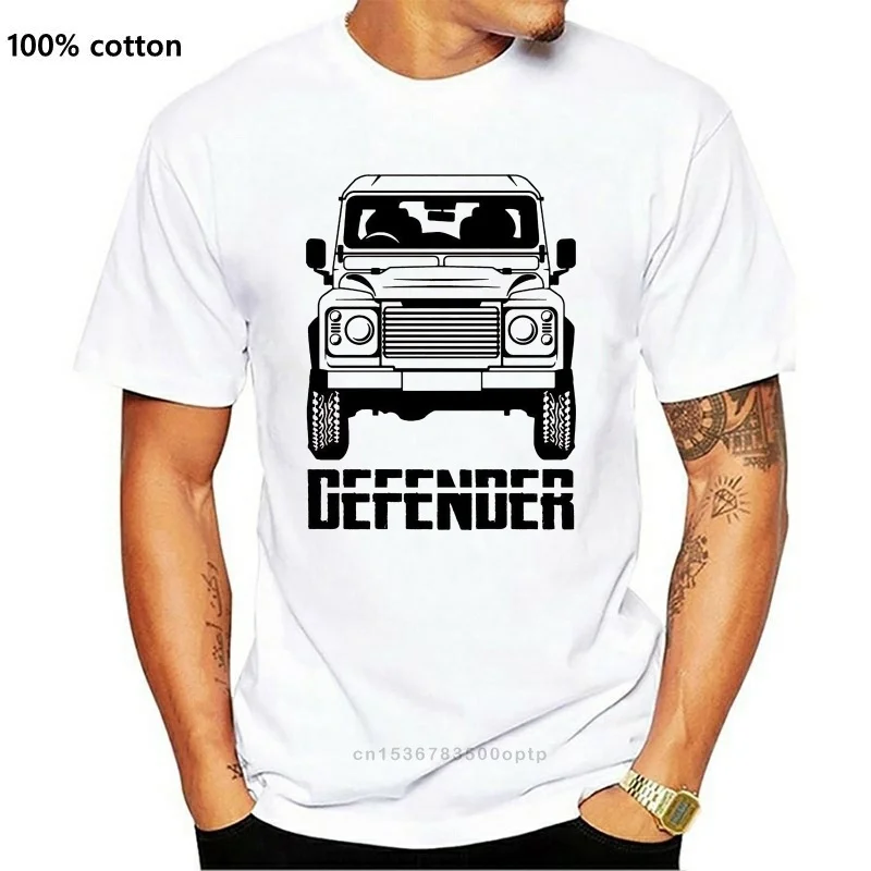 

Модная мужская футболка, рубашка Defender 90, для бездорожья, для лета, большая скидка, 110