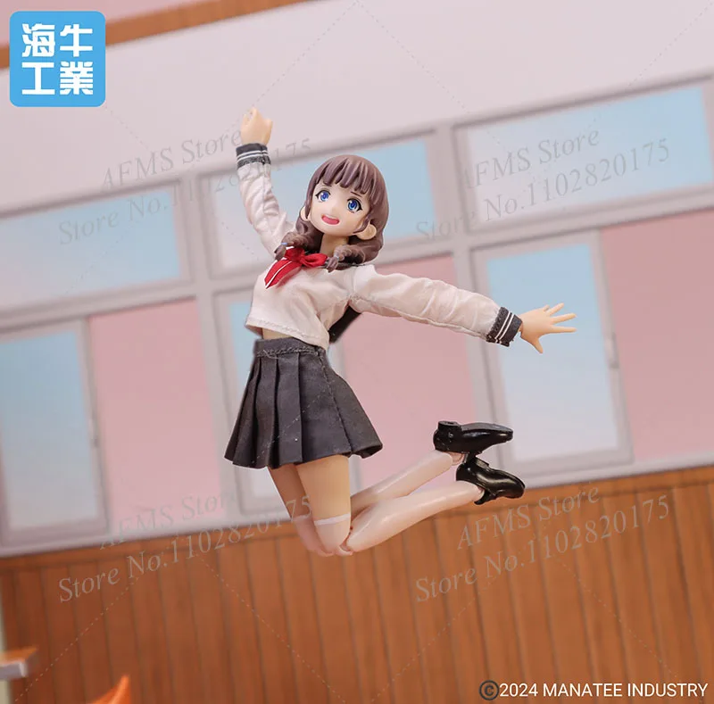 Фото IN STOCK Manatee Industry 1/12 Scale Collectibles Figure YUA Kawaii Anime Pretty Girl JK Uniform Ver 6inch Women Soldier Model №2