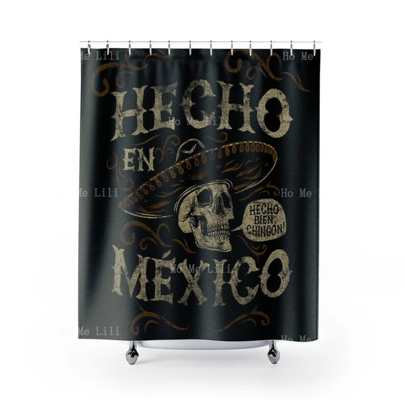 

All Saints' Day Skull Shower Curtain By Ho Me Lili Bathroom Decor