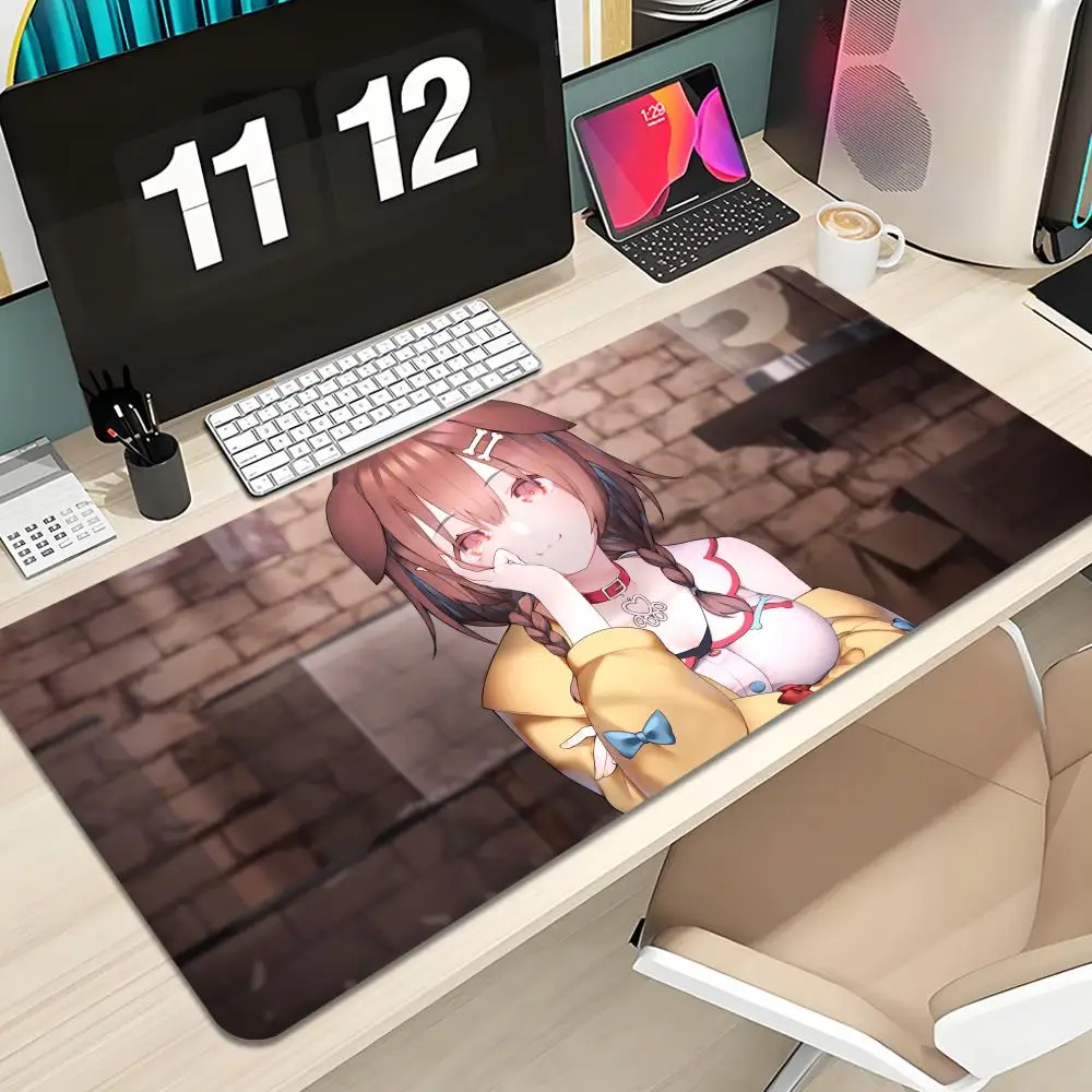 Hololive Inugami Korone коврик для мыши клавиатура большой 1200X600 мм настольный ПК геймер