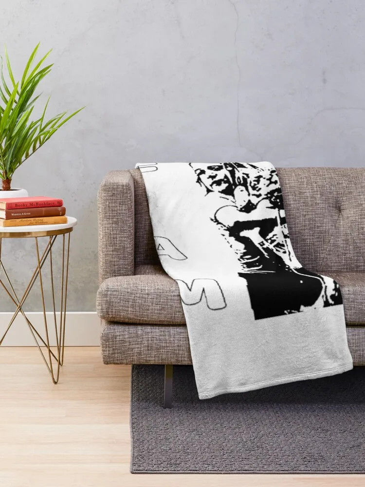 Подарочное черно-белое летнее одеяло с изображением Фреда и Мэри Сем меховые