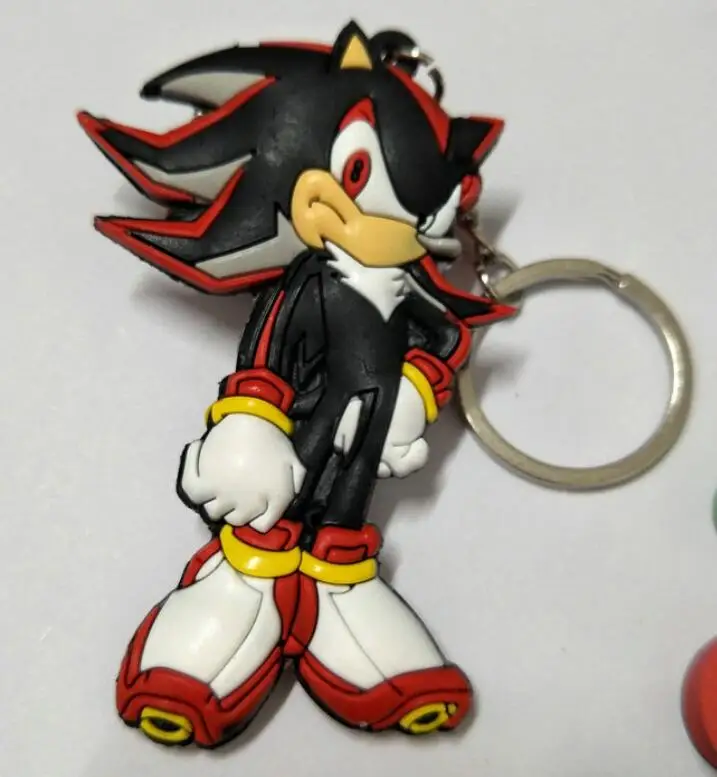 Игрушечная фигурка супер Sonic Knuckles Tail Hedgehog аниме брелок игрушки сумка подвески