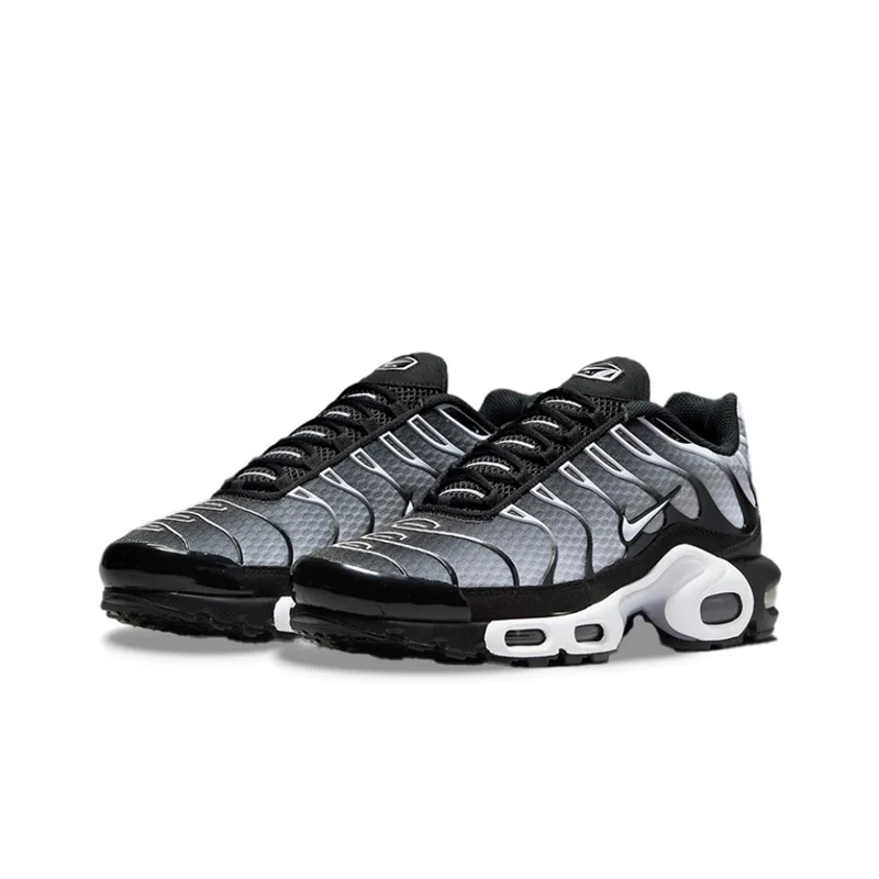 Nike Air Max Plus TN Men's and women's fashionable sports shoes comfortable classic casual running black white