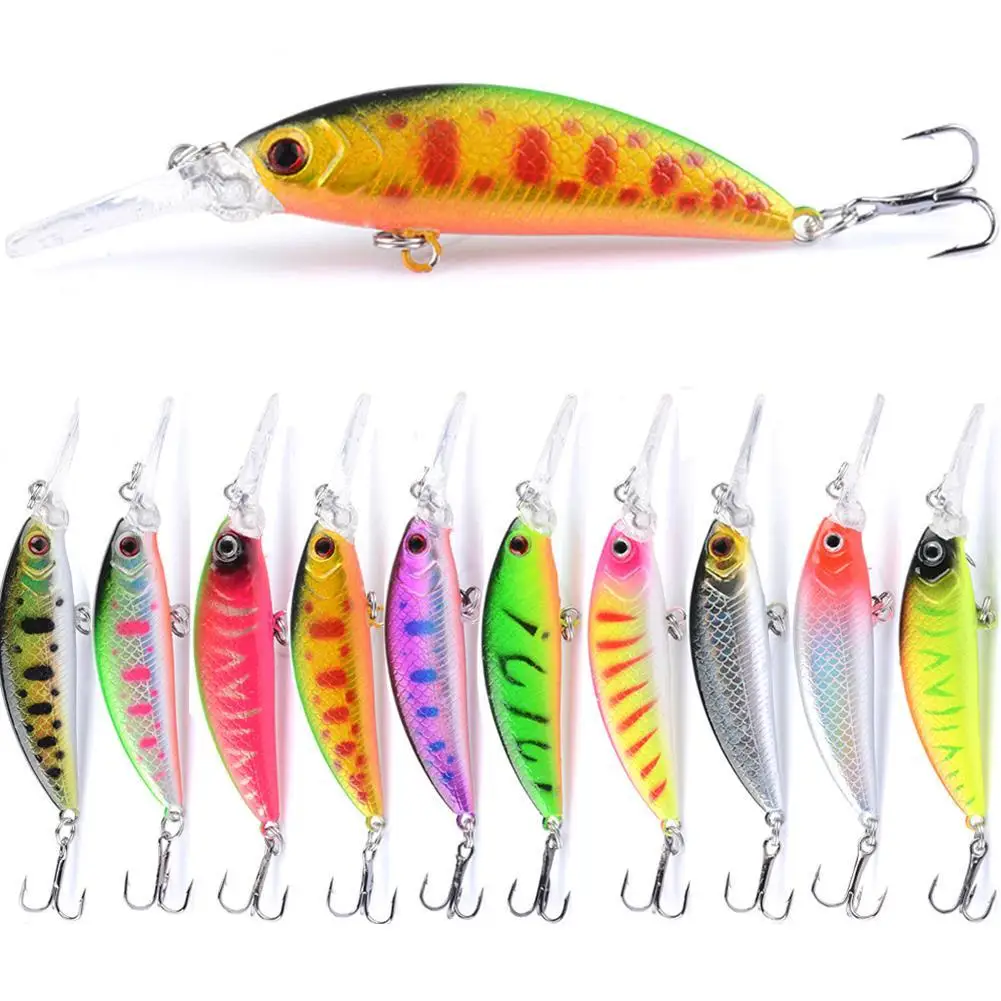 

6g/7cm Fishing Lure 50ss Slowly Sinking Simulation Artificial Hard Bait Minnow Wobbler Fishing Tackle For Bass