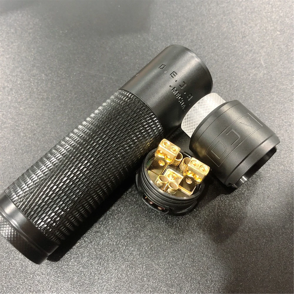 Newest DJV mod vape for 510 Thread Mechanical 18650 20700 battery E Cigarette Mod 25mm diameter Av side mech |