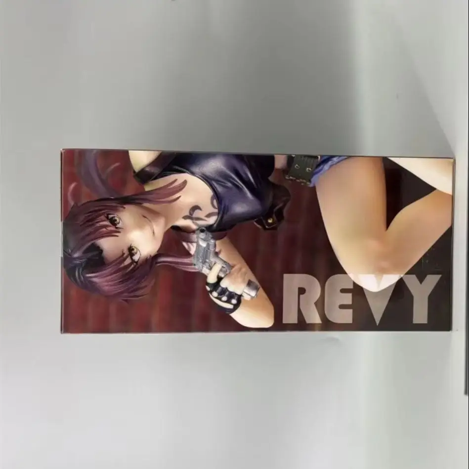 Фото Оригинальная коллекционная фигурка VIVIT BLACK LAGOON Revy из ПВХ, аниме-фигурка, модель Figuarts, 16 см №1
