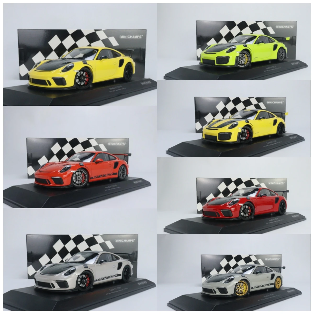 

Minichamps 1:18 911 GT3 GT2RS 991.2 2019 Limited Edition Resin Metal Static Car Model Toy Gift