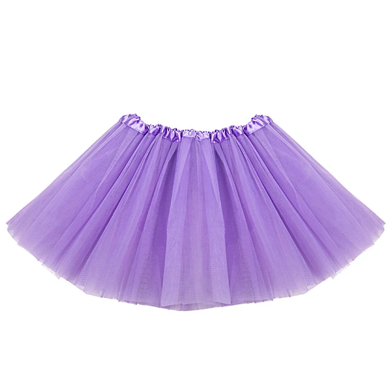 

Fashion Sweet Girls Skirt Net Yarn Mini Girls Tutu Skirt Dance Wear Princess Ball Gown Skirt 7 Colors