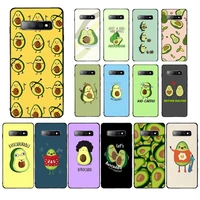 maiyaca cute cartoon fruit avocado phone case for samsung s10 21 20 9 8 plus lite s20 ultra 7edge