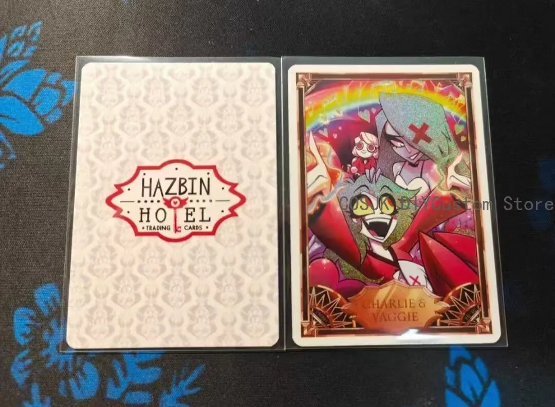Фото Игра Hazbin Hotel: Аластор, Вокс, Лилит, Вагги. Коллекция карточек для косплея, покерные карты, постеры. Коллекция для фанатов мультфильмов. Подарок на день рождения. №2