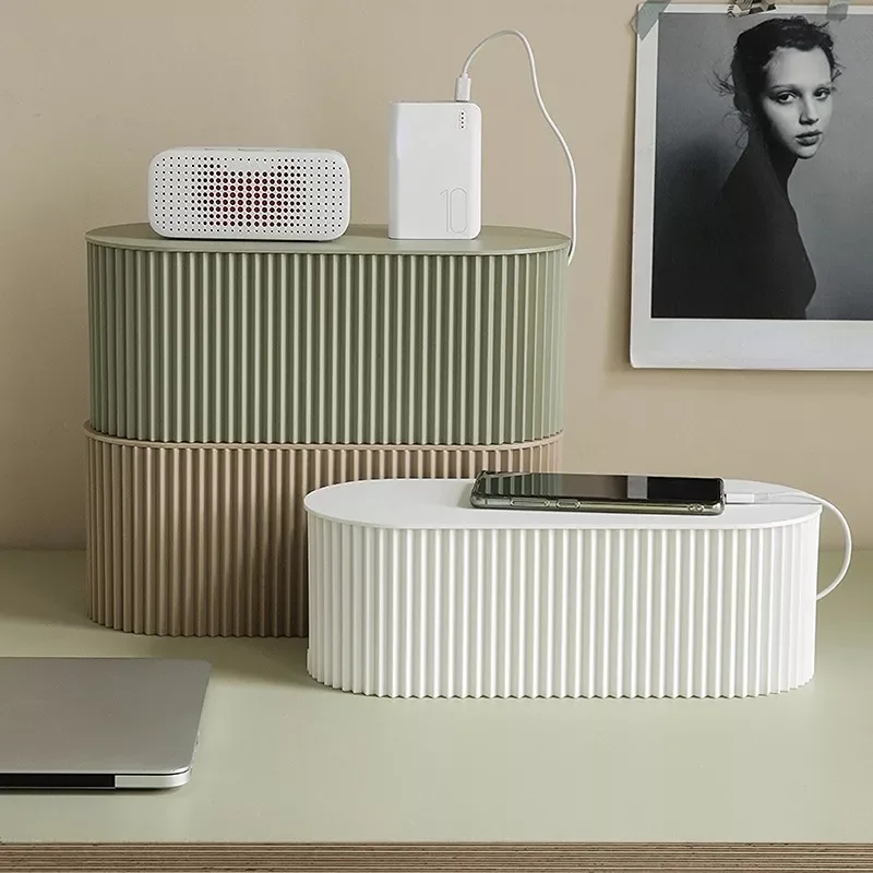 

Large Plug Board Storage Box Wire Cable Storage Case Organizer Box Socket Plug Wireless WiFi Router Board Bracket for Household