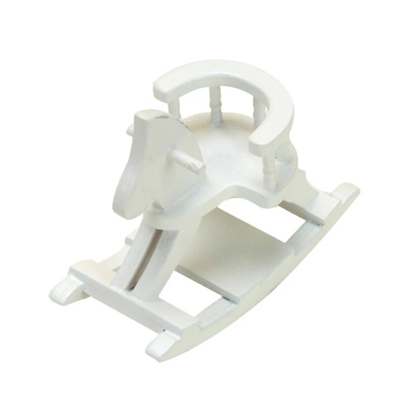 

Милый кукольный домик, мини-лошадка-качалка, игрушечная мебель для кукольного домика, прекрасный Кулисный стул