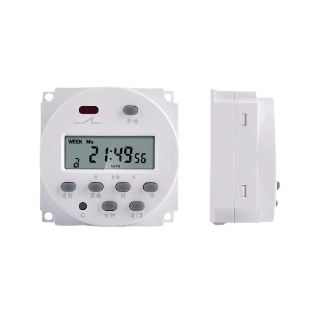 

Small Time Switch Digital Adjustable Advertising Box Street Lamp Timer Precision Relay Electronic Replacement 1min-168h